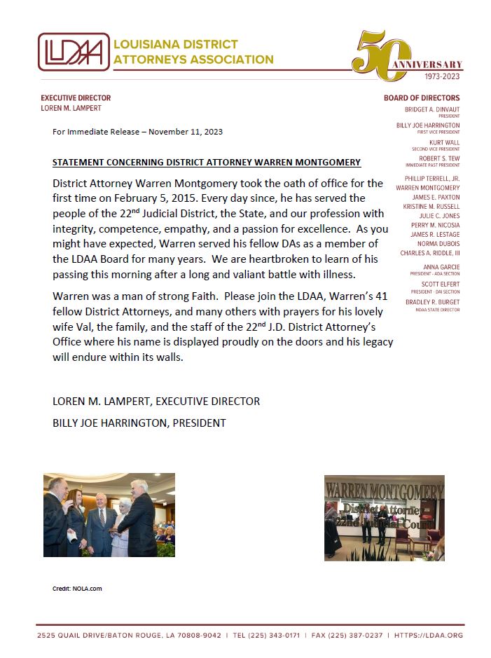 Plaquemines Parish District Attorney’s Office site